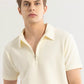 Men’s  Half Sleeve Polo T-Shirt with Zip Collar