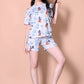 Women's Printed Top With Short (MICKEY MOUSE)