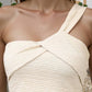 Classic Neutral One-Shoulder Top