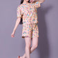 Women's Printed Top With Short (MARE P)
