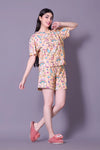 Women's Printed Top With Short (MARE P)