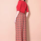 Printed Plazzo With V-Neck Plain Top
