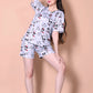Women's Printed Top With Short