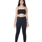 TYKUN Women Solid Track Pants (Navy)