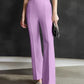 Women Regular Fit  Cotton Blend Trousers (Lavender)