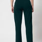 Women Regular Fit  Cotton Blend Trousers (Dark Green)