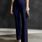 Women Regular Fit  Cotton Blend Trousers  Navy Blue)