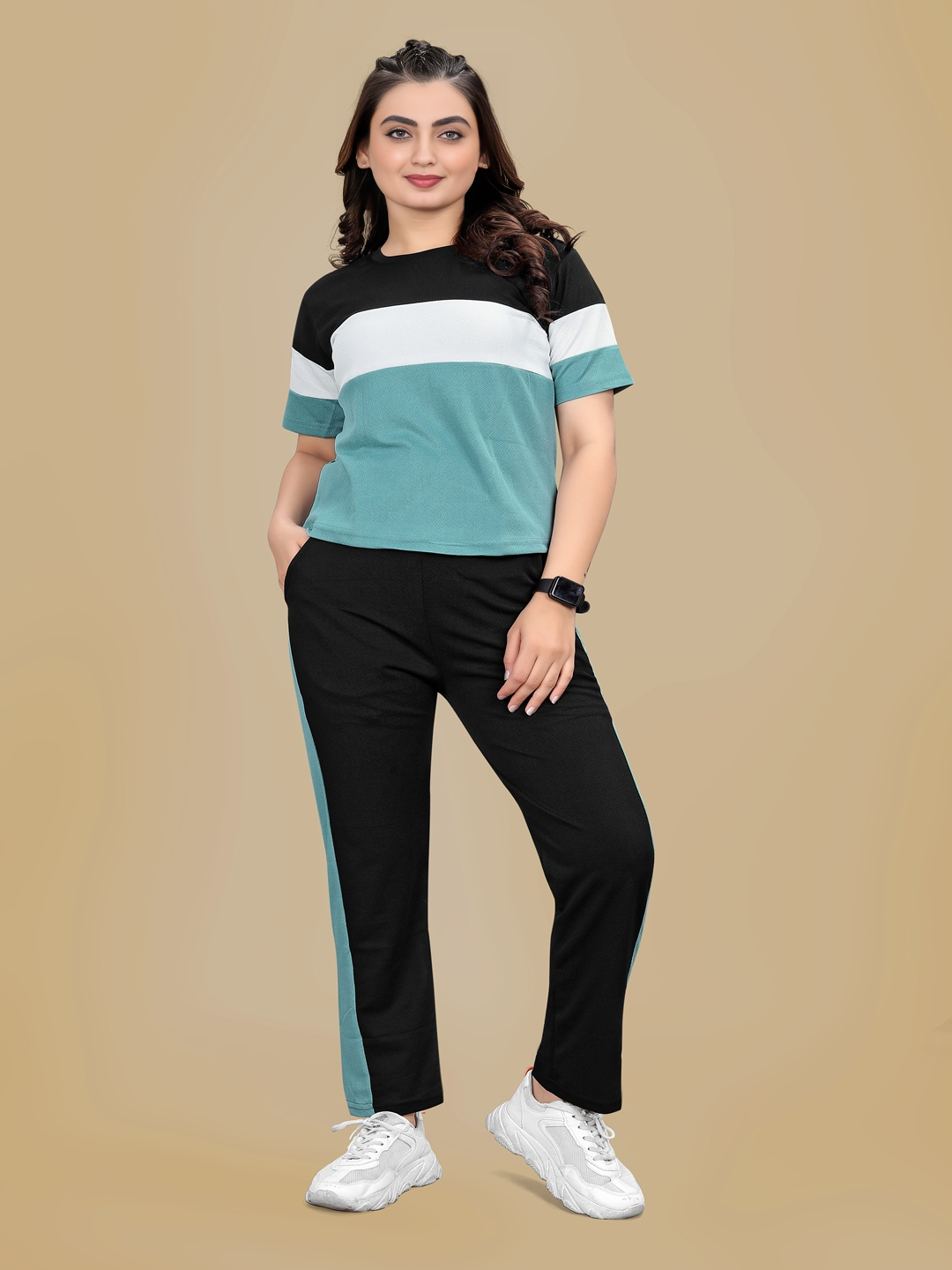 ColourBlock Track Suit For Women