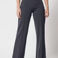 Women Regular Fit  Cotton Blend Trousers (Dark Grey)