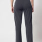 Women Regular Fit  Cotton Blend Trousers (Dark Grey)