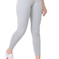 TYKUN Women Solid Track Pants (Light Grey)