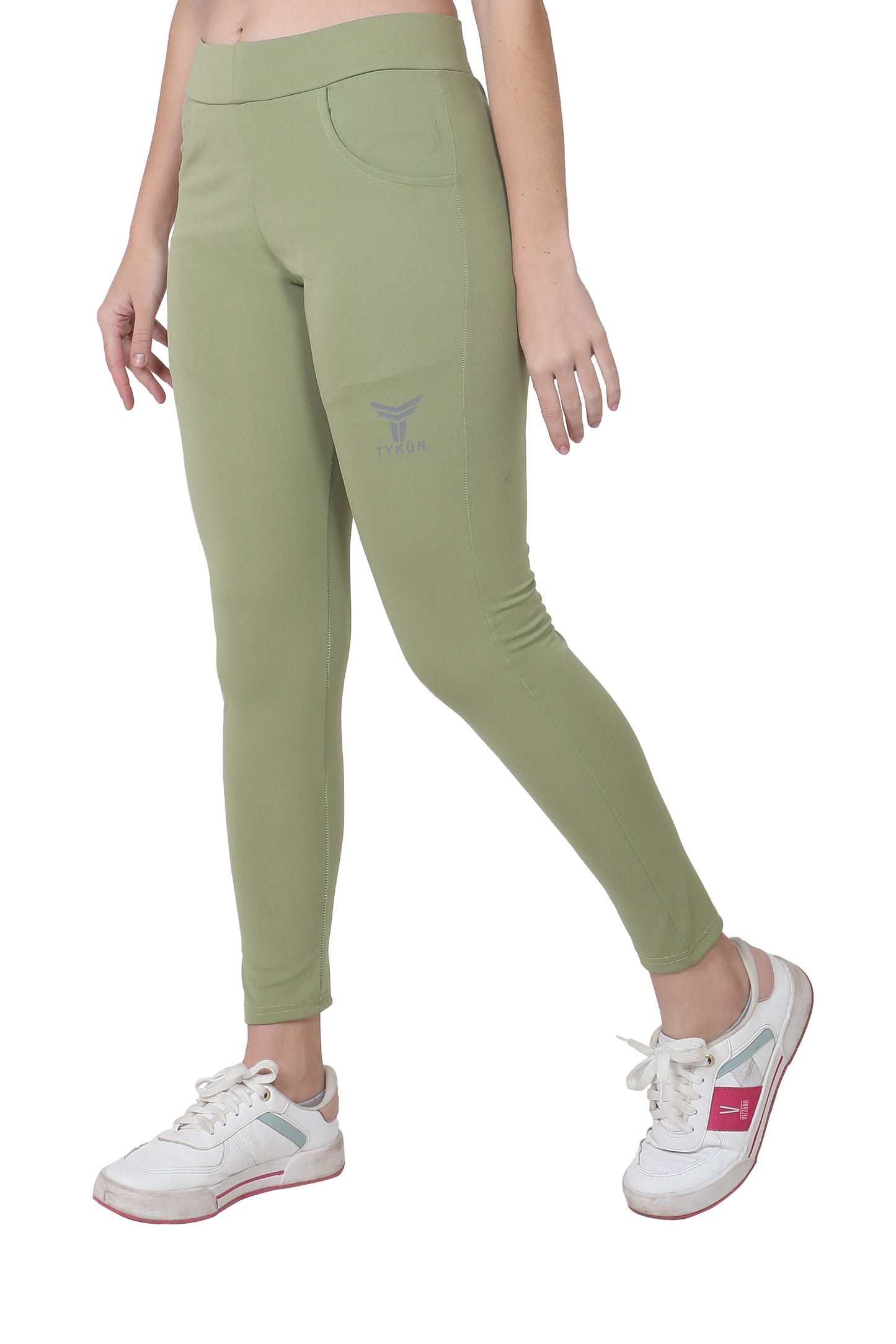 TYKUN Women Solid Track Pants (Pista)