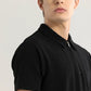 Men’s  Half Sleeve Polo T-Shirt with Zip Collar
