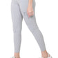 TYKUN Women Solid Track Pants (Light Grey)
