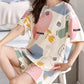 Korean Night Suit|| Lightweight Printed Set || Soft & Comfy Sleepwear for Girls & Women