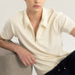 Men’s  Half Sleeve Polo T-Shirt with Zip Collar