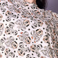 Women's Printed Top With Short (White)